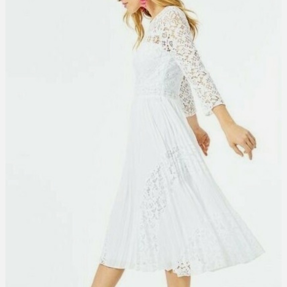 LILLY PULITZER Aiden White Lace Midi Dress - Picture 5 of 14
